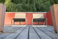 Dachterrasse eines Landhauses in Hamburg