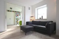 Wohnzimmer in einem Penhouse